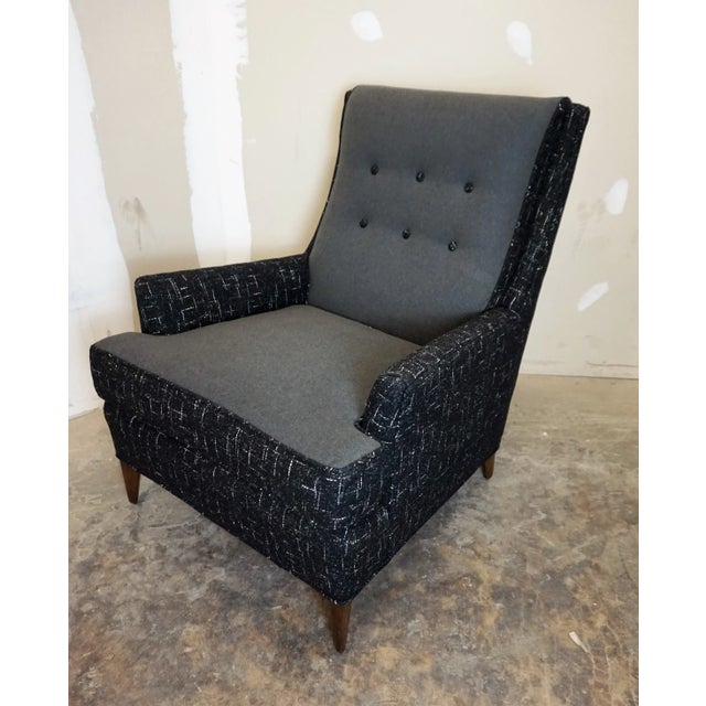 Wood Erwin Lambeth Club Chair For Sale - Image 7 of 13