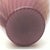 Oversized Striped Swirl Mauve-on-Mauve Glass Vase For Sale - Image 11 of 12