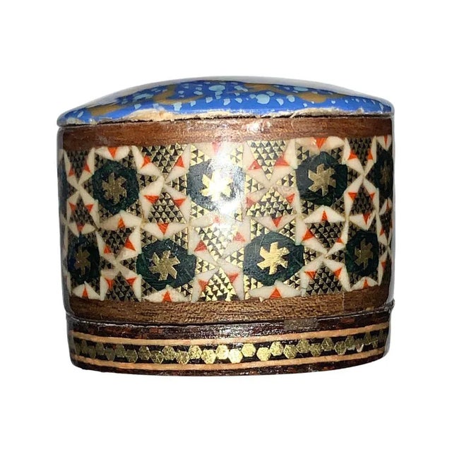 Handmade Persian Pen Case, Persian Khatam Sliding Pen Case For Sale In Washington DC - Image 6 of 7