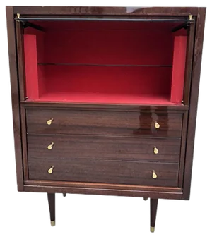 Mahogany Display Cabinet, 1960s