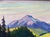 " Sunlit Mountains" Majestic Mount Jefferson and Mount Hood Oregon 1930s by Andrew Dobos For Sale - Image 4 of 10