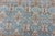 Antique All-Over Pattern Persian Geometric Tabriz Rug in Blue and Taupe For Sale - Image 11 of 13