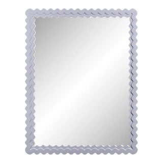 Fleur Home Carnival Chaos Rectangle Mirror in Spring Iris, 36x48 For Sale