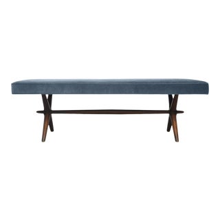 Modern Medellin Mid-Century Style Bench For Sale