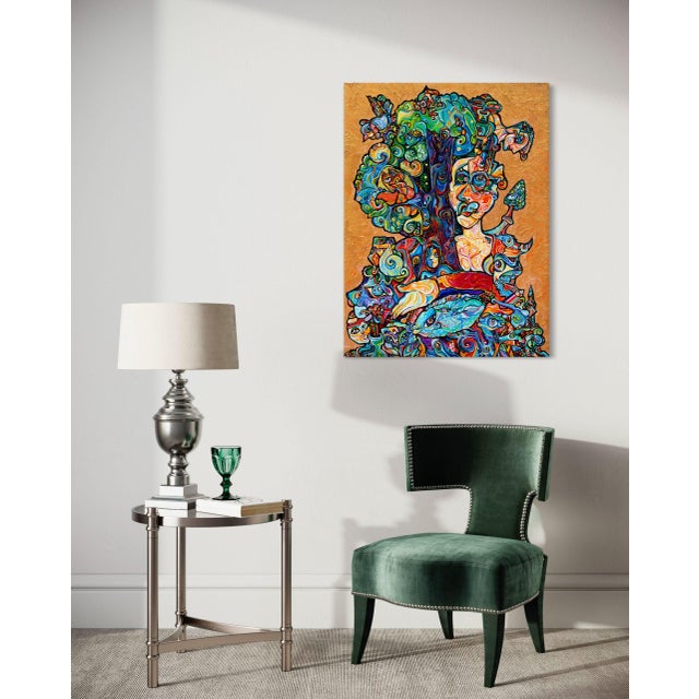 2020s Alexander Arshansky Cubist Painting "Saving Alice" 2023 For Sale - Image 5 of 5