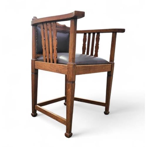 Art Nouveau Lounge Chair For Sale - Image 13 of 15