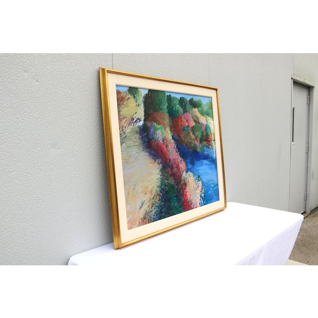 1989 Alberta Cifolelli the Way Landscape Painting Acrylic on Linen One-of-a-Kind For Sale - Image 10 of 18