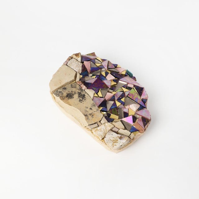 Cluster #11, part of the Geophilia Collection, is a stained glass, mosaic treasure. This gem has been handmade by...