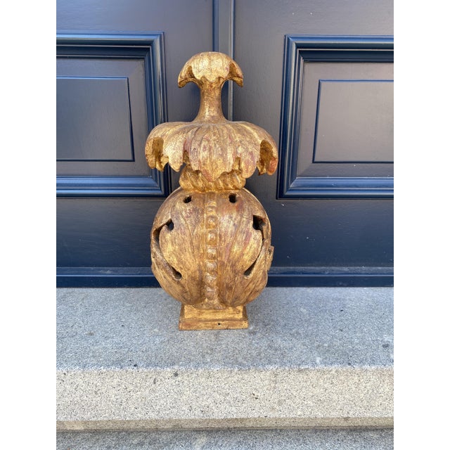 18th Century Ornaments in Chestnut, Set of 2 For Sale - Image 10 of 16