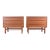 Mid 20th Century Pair of Kai Kristiansen Teak Gentleman's Chests by HJN Møbler, Attributed For Sale