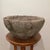 Japanese Vintage Unique Rustic Hand Carved Stone Japanese Style Basin Planter Bowl For Sale - Image 3 of 12
