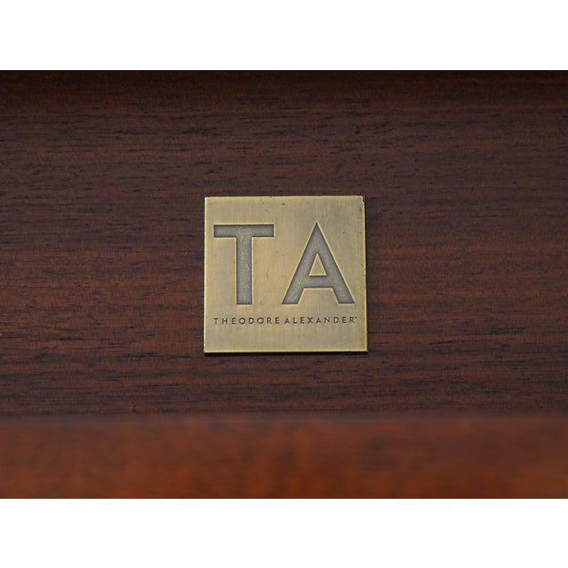 Theodore Alexander Georgian Style Mahogany Console Table For Sale - Image 17 of 18