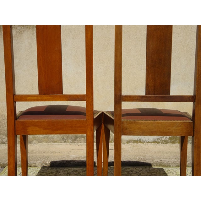 Vintage Art Deco Bridge Chairs, 1940s, Set of 3 For Sale - Image 14 of 18