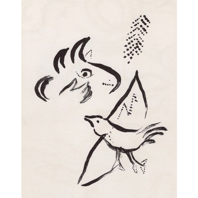 Marc Chagall, La Création (The Creation), Nude, 1960, Original Lithograph For Sale - Image 8 of 9