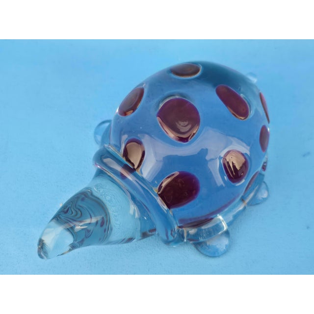 20th Century Murano Glass Turtle Sculpture attributed to Vincenzo Nason, 1960s For Sale - Image 16 of 18