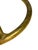 Metal Vintage Italian Gold Tole Freestanding Towel Ring Stand For Sale - Image 7 of 11