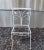 White Vintage Salterini Style Wrought Iron Dining Chairs - Set of 4, Attributed For Sale - Image 8 of 12
