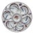 19th Century Majolica Oyster Flowers Plate Longchamp For Sale