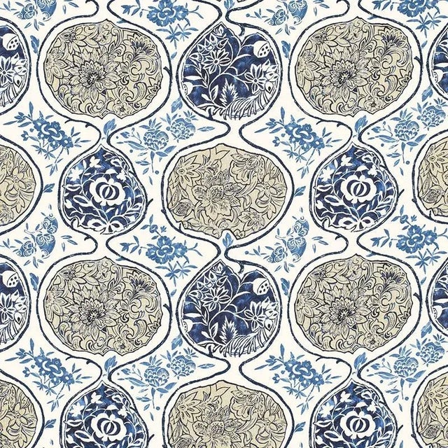 A Schumacher signature pattern, the painterly design is a whimsical nod to Japanese aesthetic and makes a unique...