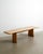 Wood Vintage Danish Wooden Free Form Sculptural Bench, Console or Coffee Table in Solid Oak, 1970s For Sale - Image 7 of 7