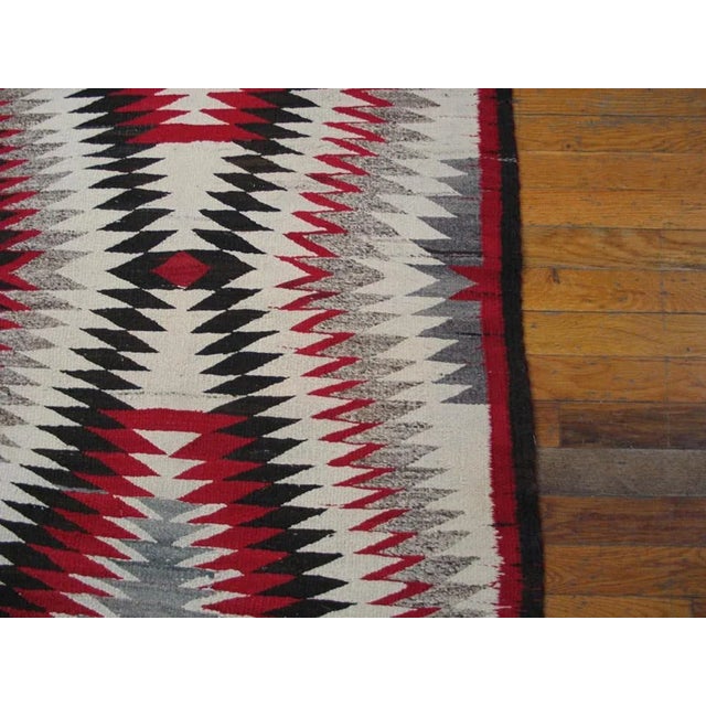 Early 20th Century Navajo rug ( 6' x 6'4" - 183 x 193 ) For Sale In New York - Image 6 of 6