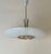 Mid-Century Brass and Textured Glass Pendant, 1950s For Sale - Image 4 of 16