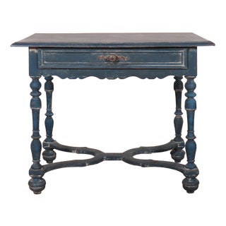 English Painted Lamp Table For Sale