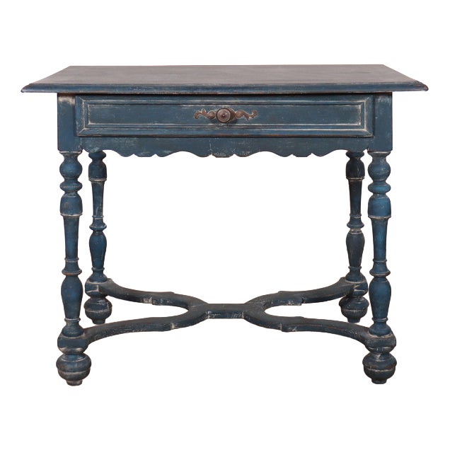 English Painted Lamp Table For Sale