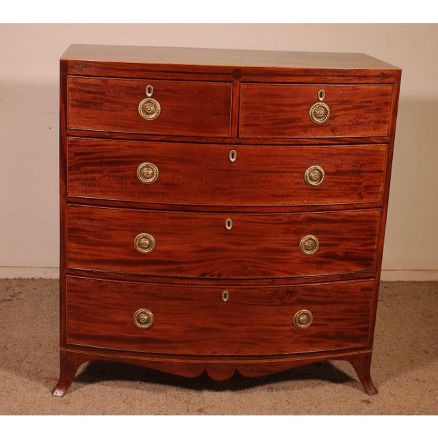 Regency Bombé Commode, 1800s For Sale - Image 14 of 14