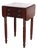 Sheraton Mahogany 2 Drawer Drop Leaf Stand With Rope Twist Carved Legs C1830 For Sale