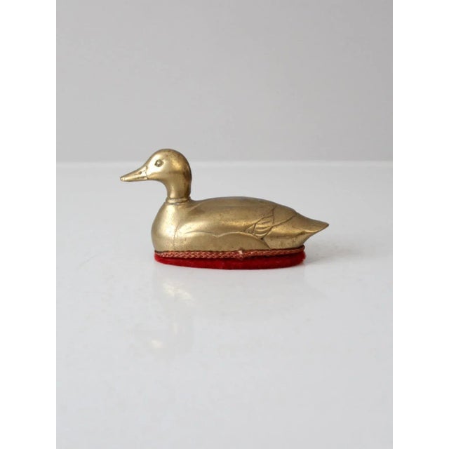 Mid Century Brass Duck Lint Brush For Sale - Image 11 of 11