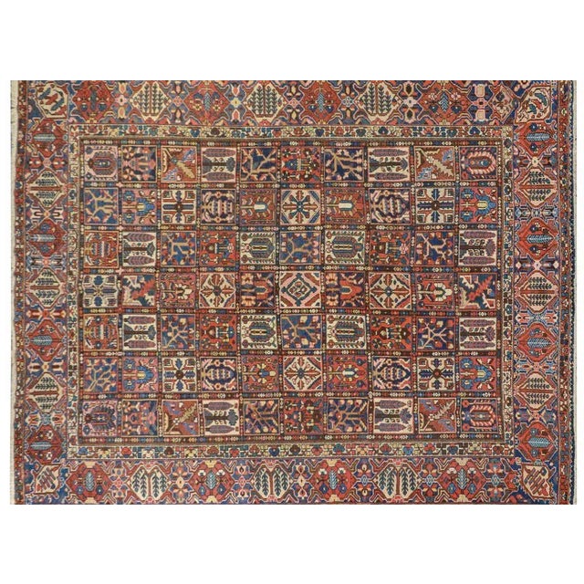 Persian Early 20th Century Bakhtiari Rug For Sale - Image 3 of 10