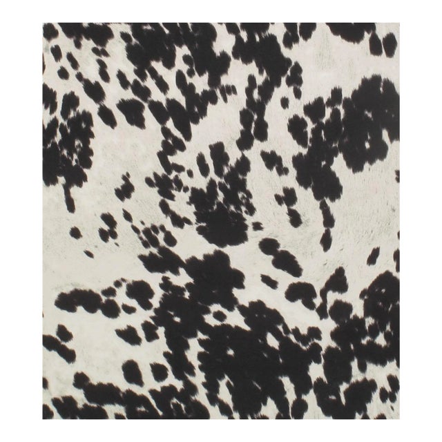 Sample - The House of Scalamandré Pony Fabric, Black For Sale