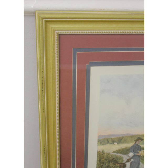 Age: Approx: 100 Year Old Engraving Frame Approx. 40 Years Old Details: Large Impressive Art Professionally Framed &...