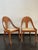 Vintage Spoon Back Wooden Chairs With Cane Seat - Set of 4 For Sale - Image 4 of 12
