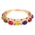 2020s Bochic “Capri” Red Ruby & Multi Color Sapphires Bangle Set In 18K Gold & Silver For Sale - Image 5 of 12