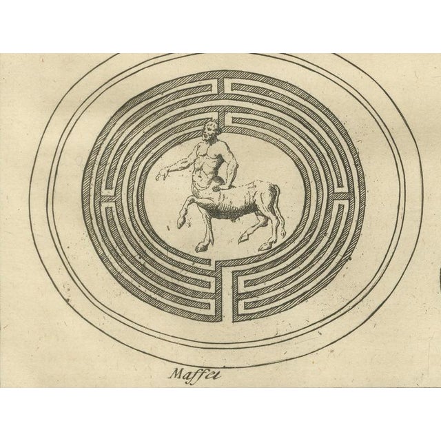 After Bernard de Montfaucon, Antique Roman Marine Deities, Tritons and Sea Gods, 1721, Engraving For Sale - Image 9 of 11