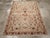 A vintage Persian Malayer accent rug. Ragged, simple palmettes, larger two-tone palmettes and still others with squared...