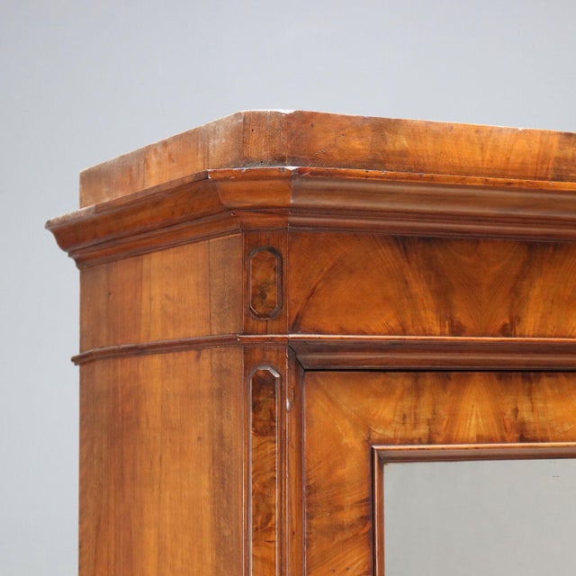 Umbertine Wardrobe in Veneered Walnut For Sale - Image 4 of 9