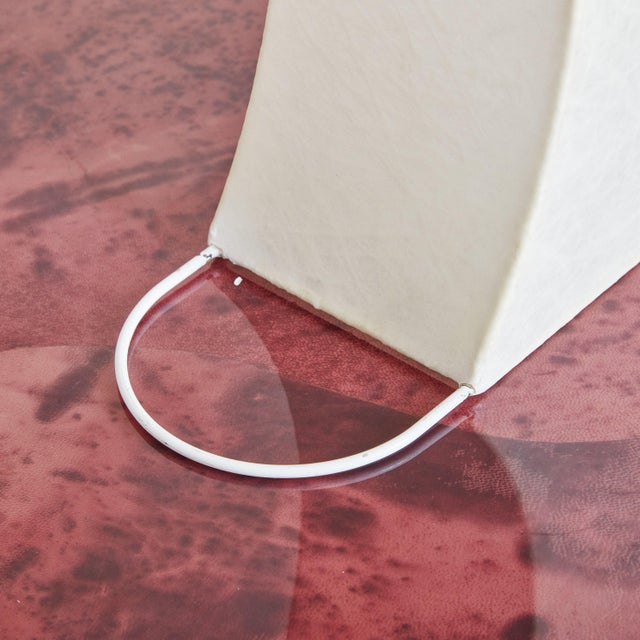 White Oblong Rainbow Cocoon Table Lamp by Cazal Crèation, Italy 1970s For Sale - Image 8 of 11