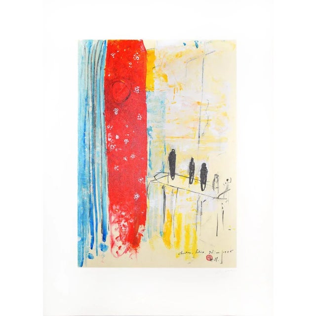 Bonjour Matisse - Original 5 Lithographs Portfolio by Piero Pizzi Cannella-2007 2007 For Sale - Image 4 of 13