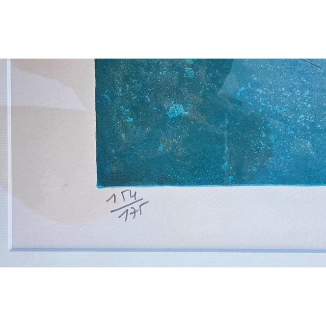 Claude Gaveau, Yellow Sails, 1980s, Lithograph, Framed For Sale - Image 3 of 8