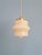 Bauhaus Art Deco Pendant Lights in Cream Opaline Glass, 1930s, Set of 2 For Sale - Image 3 of 13