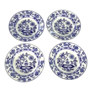 Antique Villeroy & Bach Soup Plates- Set of 4