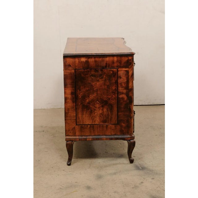 Wood 18th Century Italian Chest with Book-Match Veneer For Sale - Image 7 of 11