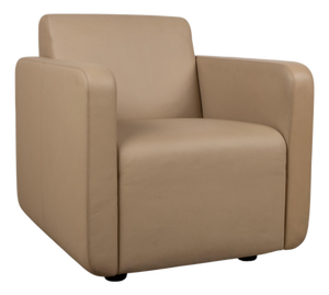 Quant Armchair Leather Beige Sand by COR