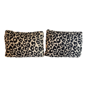 Schumacher Iconic Leopard Lumbar Pillows, a Pair