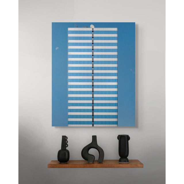Contemporary Two Moons by Marc Fischer – Framed & Ready to Hang Architectural Minimalist | Limited Edition Fine Art Photography For Sale - Image 3 of 7