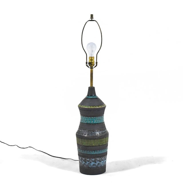 Mid 20th Century Mid 20th Century Bitossi by Aldo Londi Table Lamp For Sale - Image 5 of 9