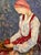 Theresa Bernstein "Contemplation With a Red Apple” 1962 American Modernist Oil Painting For Sale - Image 4 of 11
